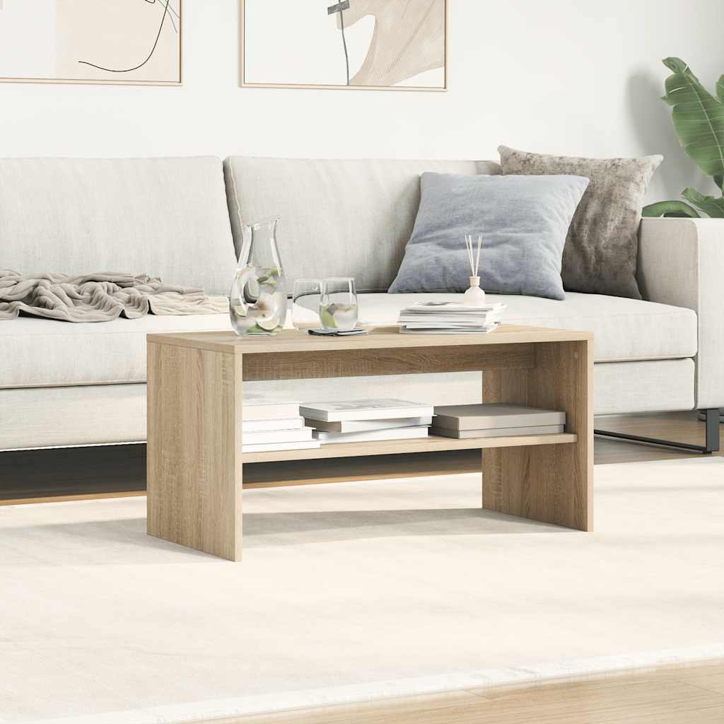 vidaXL Szafka pod TV, dąb sonoma, 80 x 40 x 40 cm, płyta wiórowa