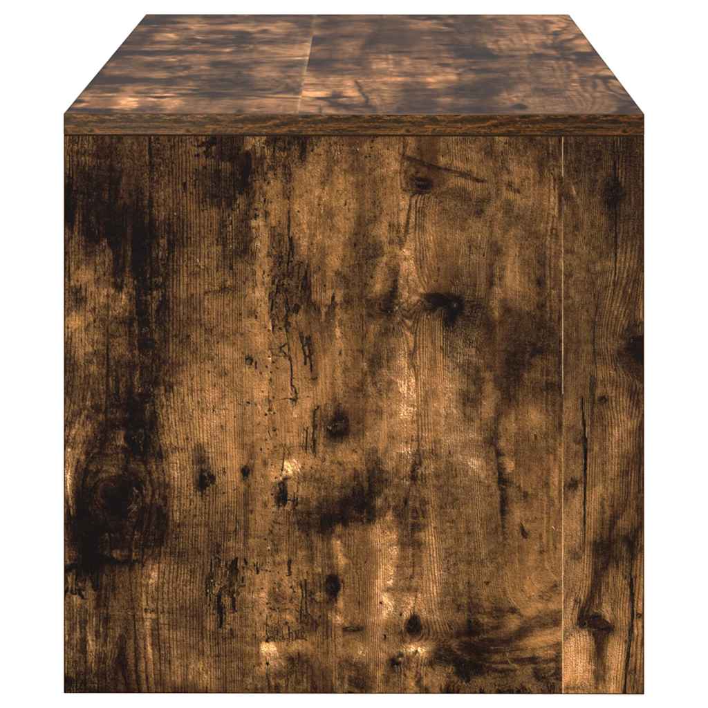 vidaXL Szafka pod telewizor, przydymiony dąb, 80x40x40 cm