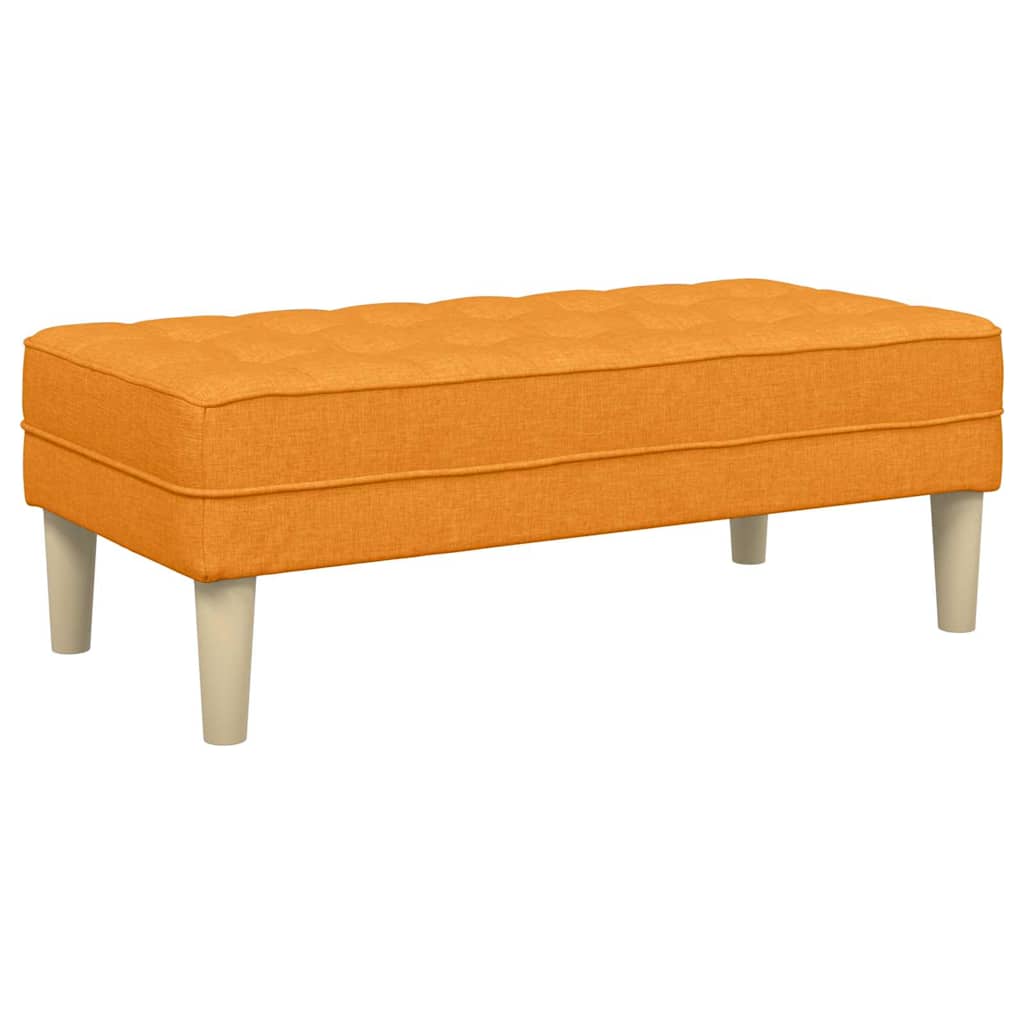 vidaXL Zestaw Sof z poduszką 2 pcs Ciemny Żółty Poliester