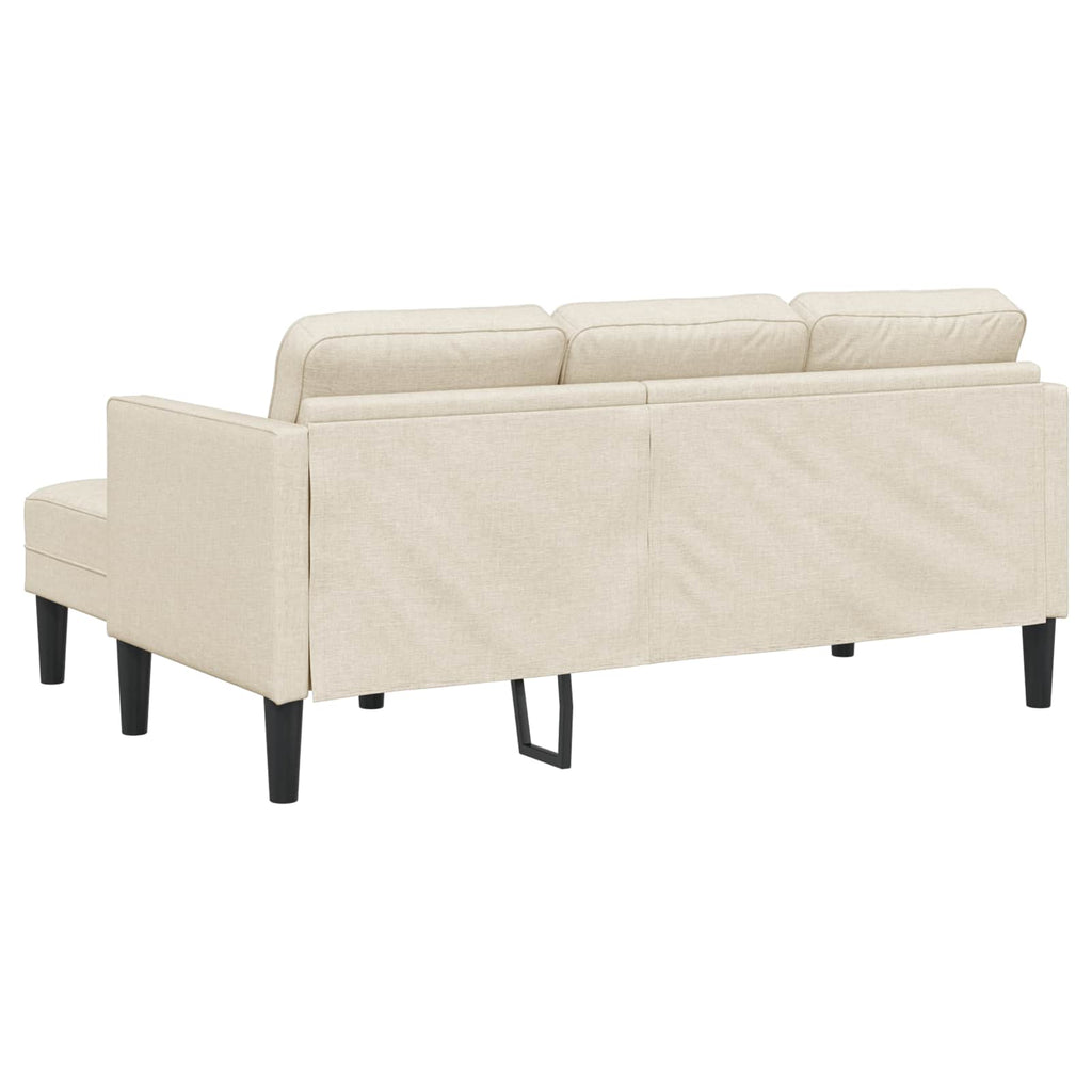 vidaXL Zestaw Sof z poduszką 2 pcs Płótno Poliester