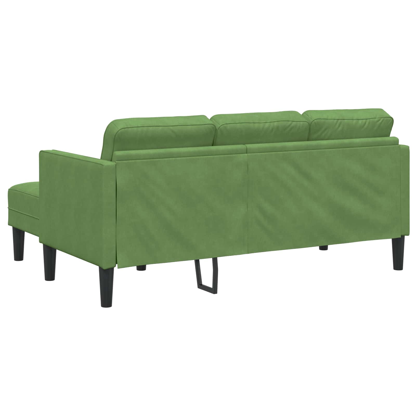 vidaXL Zestaw Sof z poduszką 2 pcs Jasnozielony Poliester