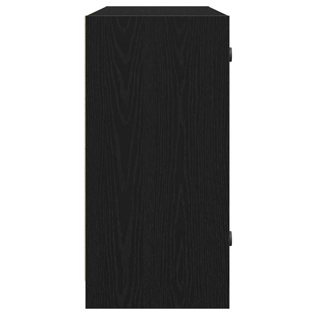 vidaXL Bufet Czarny Dąb 100 x 37 x 75.5 cm