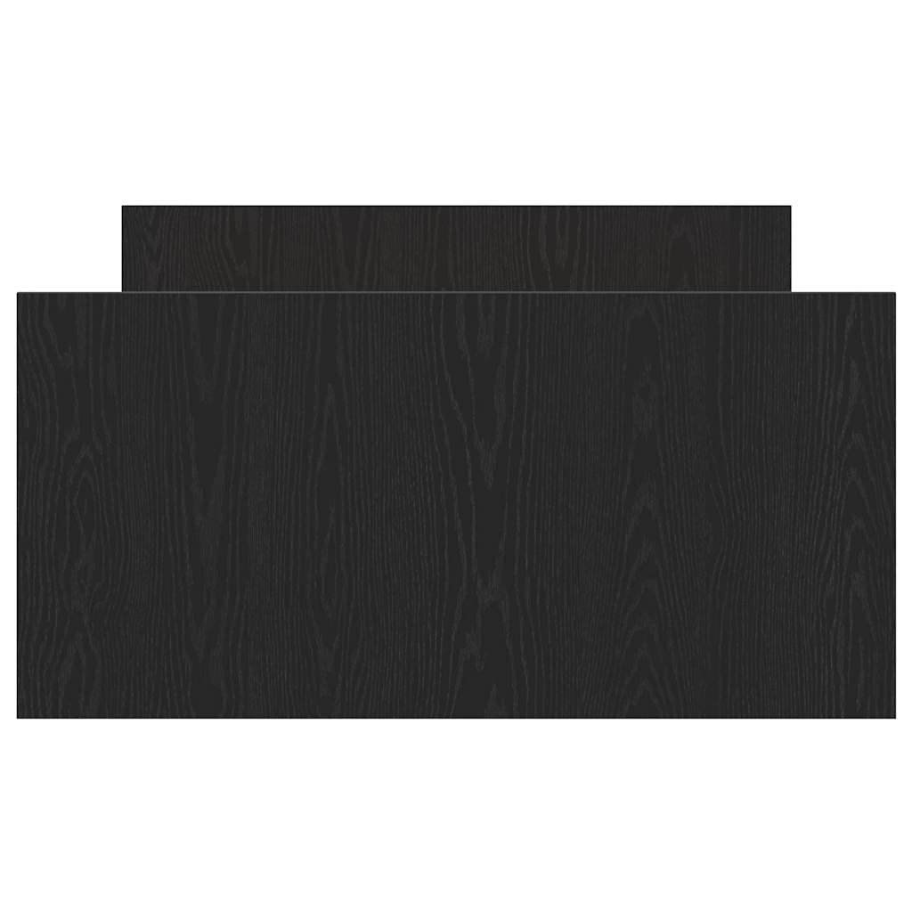 vidaXL Ramka łóżka z szufladą Czarny Dąb 203 x 103 x 50 cm