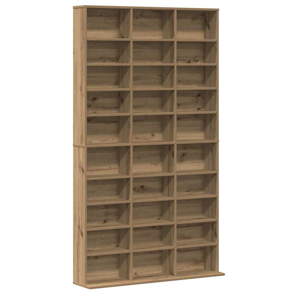 vidaXL Kabinet na płyty CD Dąb rzemieślniczy 101 x 23 x 177,5 cm