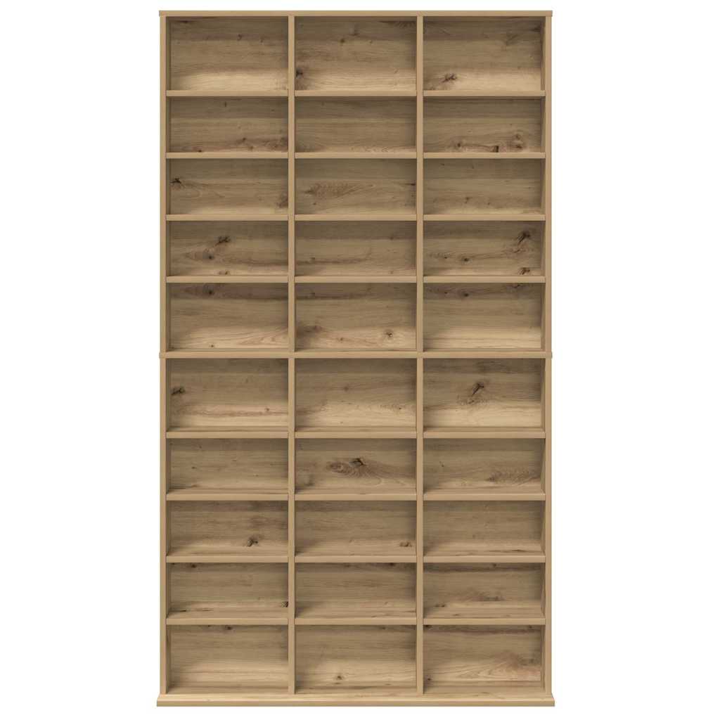 vidaXL Kabinet na płyty CD Dąb rzemieślniczy 101 x 23 x 177,5 cm