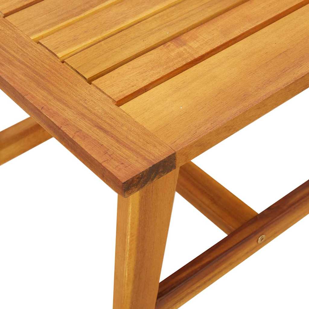 vidaXL Stolik boczny Olej Naturalny 45 x 45 x 40 cm Lite Drewno Akacji