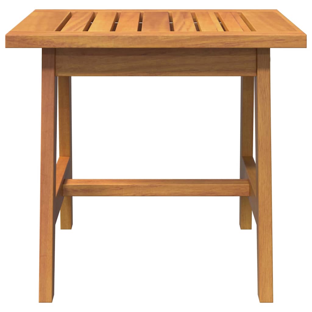 vidaXL Stolik boczny Olej Naturalny 45 x 45 x 40 cm Lite Drewno Akacji