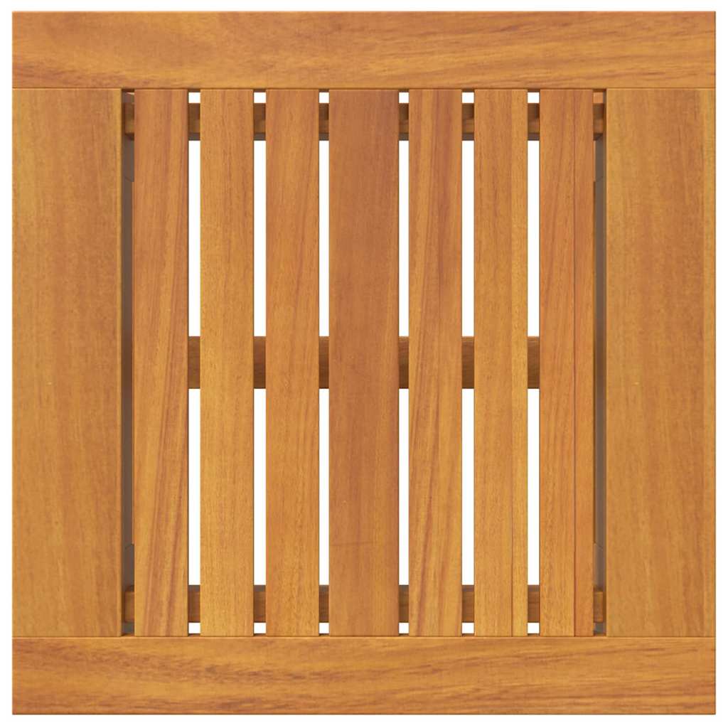 vidaXL Stolik boczny Olej Naturalny 45 x 45 x 40 cm Lite Drewno Akacji