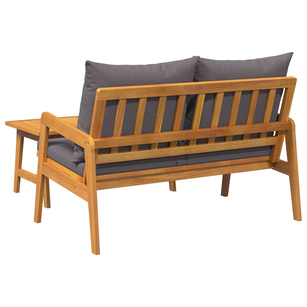 vidaXL Zestaw bistro 2 pcs Olej Naturalny Lite Drewno Akacji