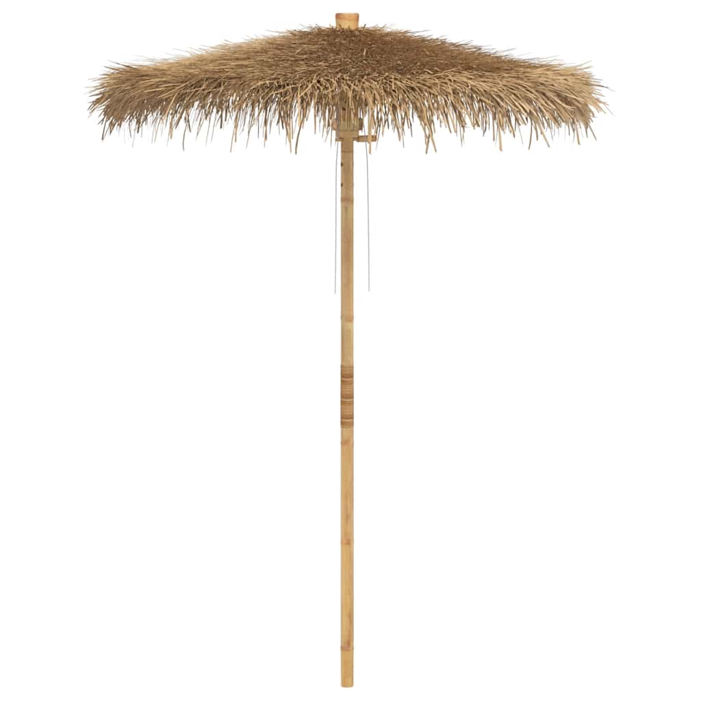 vidaXL Parasol Tiki z baldachimem z liści bananowca, 180 cm, bambus