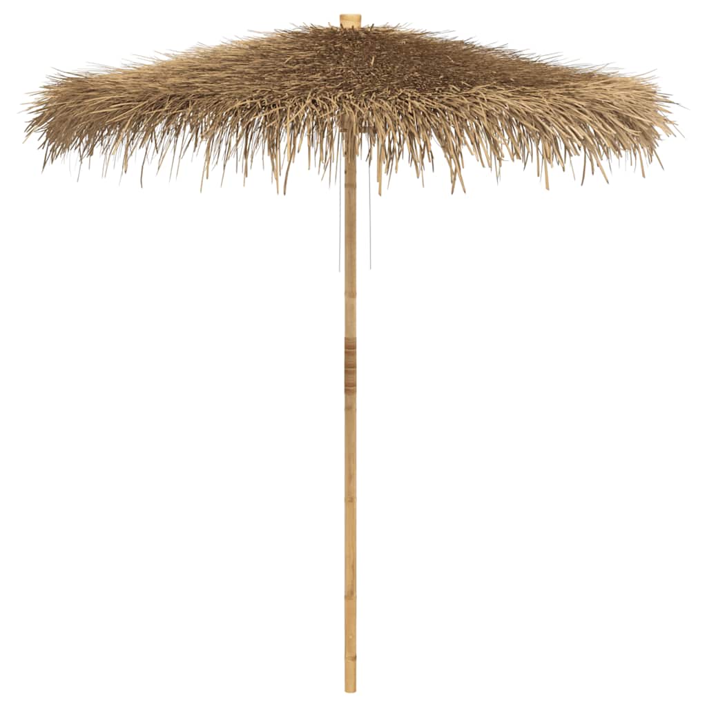 vidaXL Parasol Tiki z baldachimem z liści bananowca, 240 cm, bambus