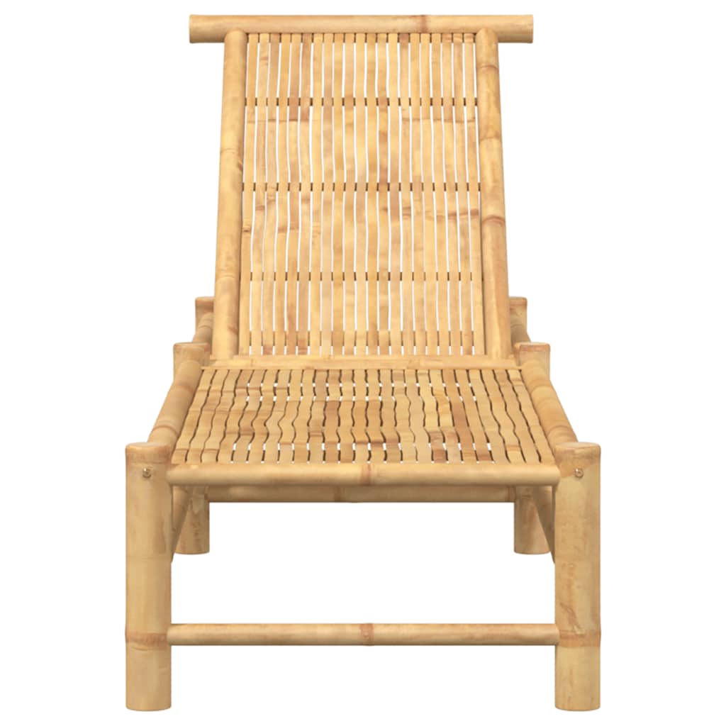 vidaXL Leżak, 55x199x30 cm, bambus