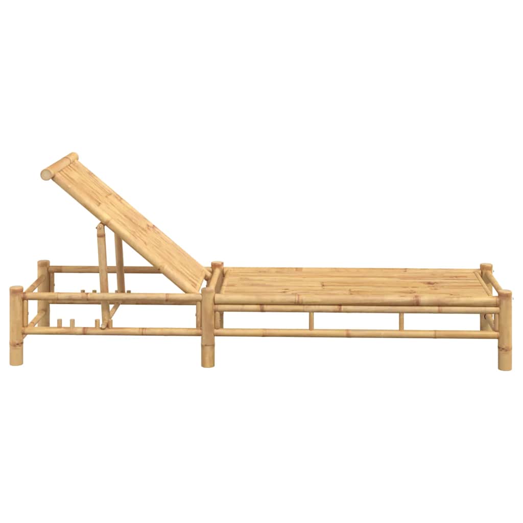 vidaXL Leżak, 55x199x30 cm, bambus