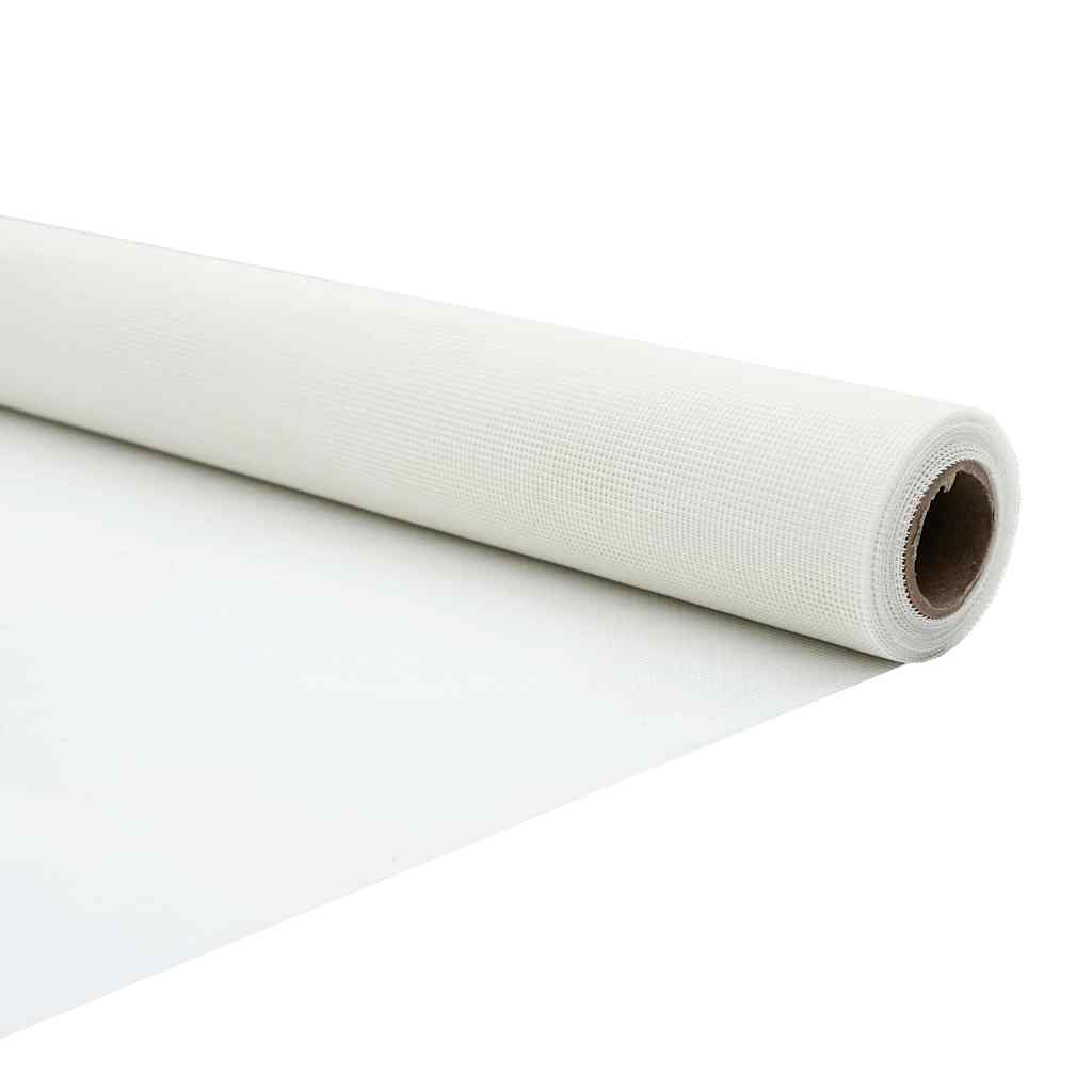 vidaXL Siatka na owady Biały 100 x 1000 cm Włókno szklane