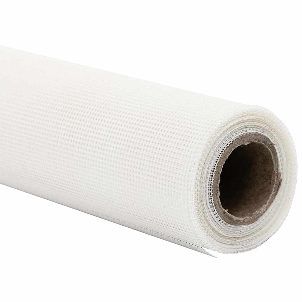 vidaXL Siatka na owady Biały 100 x 2000 cm Włókno szklane