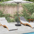 vidaXL Podstawa do parasola Art Deco Czarny Ø 45 x 39,5 cm Żelazo