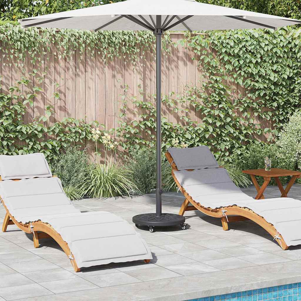 vidaXL Podstawa do parasola Art Deco Czarny Ø 45 x 39,5 cm Żelazo