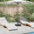 vidaXL Podstawa do parasola Art Deco Czarny Ø 45 x 39,5 cm Żelazo