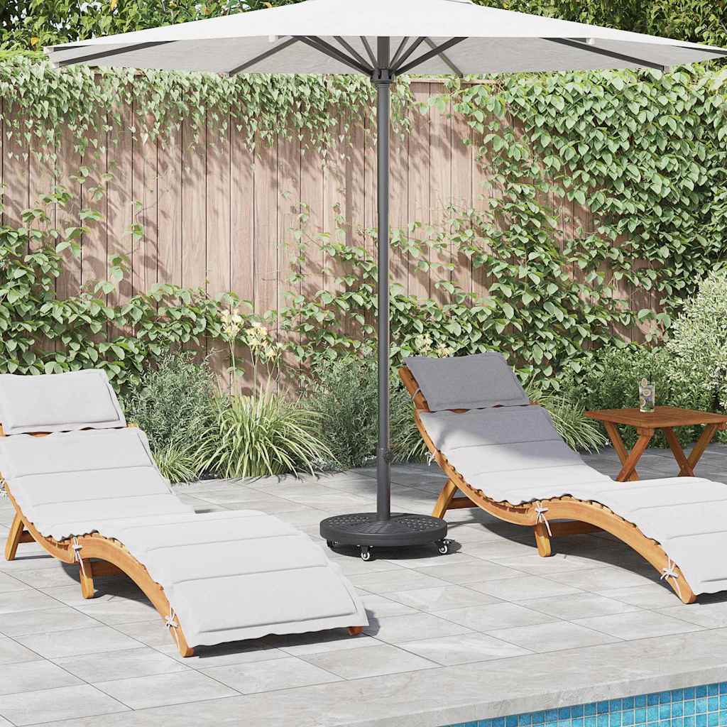 vidaXL Podstawa do parasola Art Deco Czarny Ø 45 x 39,5 cm Żelazo