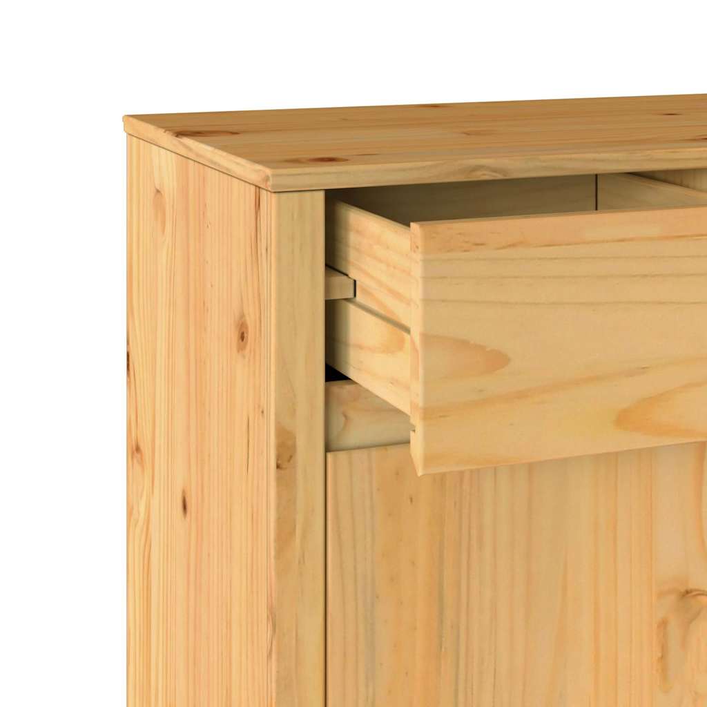 vidaXL Bufet Drammen Dąb 79 x 43 x 75.5 cm Lite drewno sosnowe