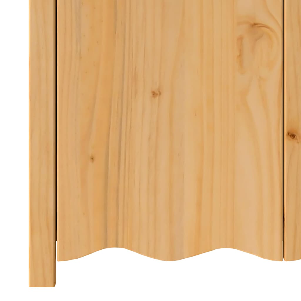 vidaXL Bufet Drammen Dąb 79 x 43 x 75.5 cm Lite drewno sosnowe