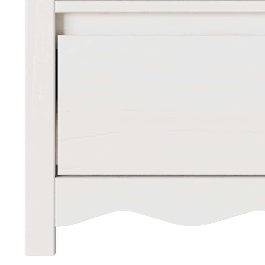 vidaXL Szafka pod telewizor z szufladą Drammen Biały 99 x 43 x 55 cm