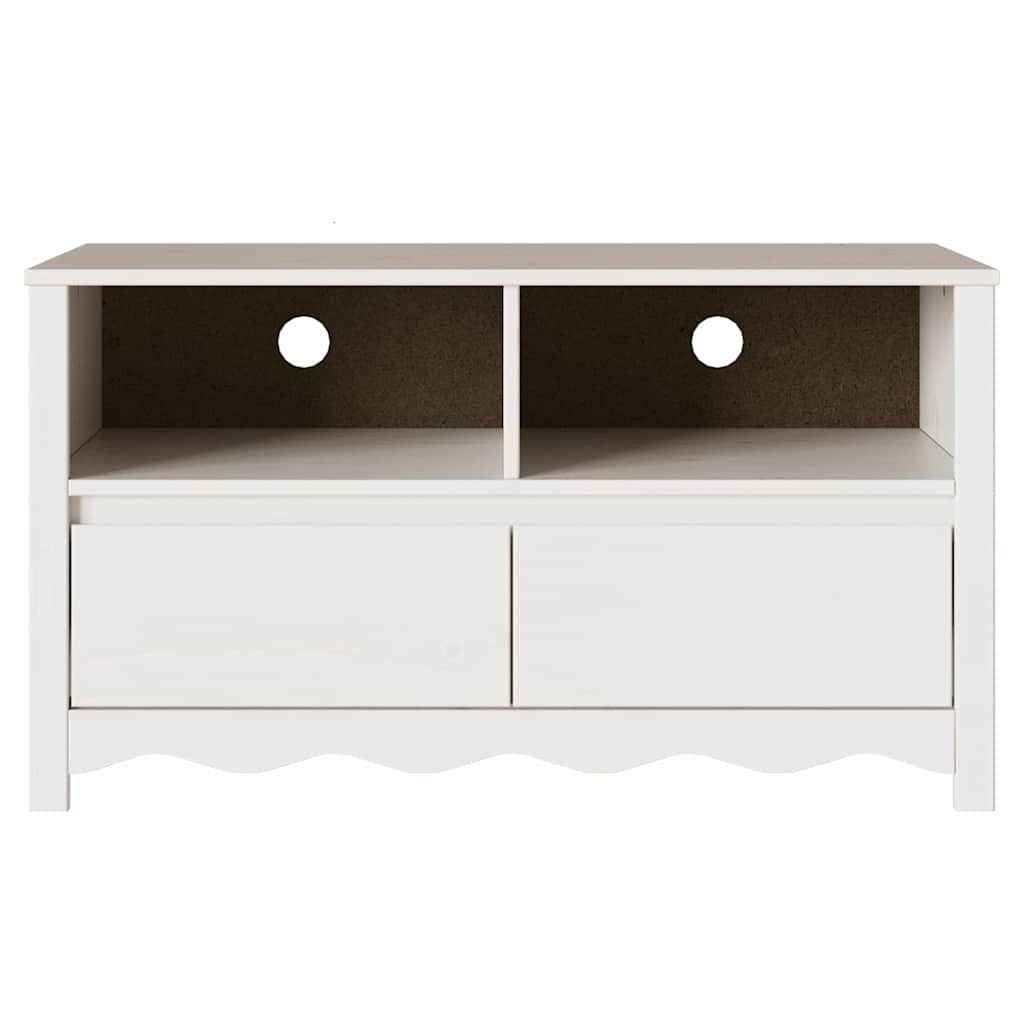 vidaXL Szafka pod telewizor z szufladą Drammen Biały 99 x 43 x 55 cm