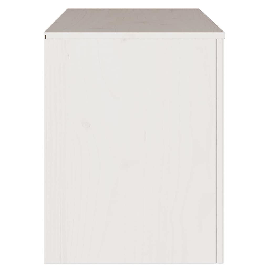 vidaXL Szafka pod telewizor z szufladą Drammen Biały 99 x 43 x 55 cm