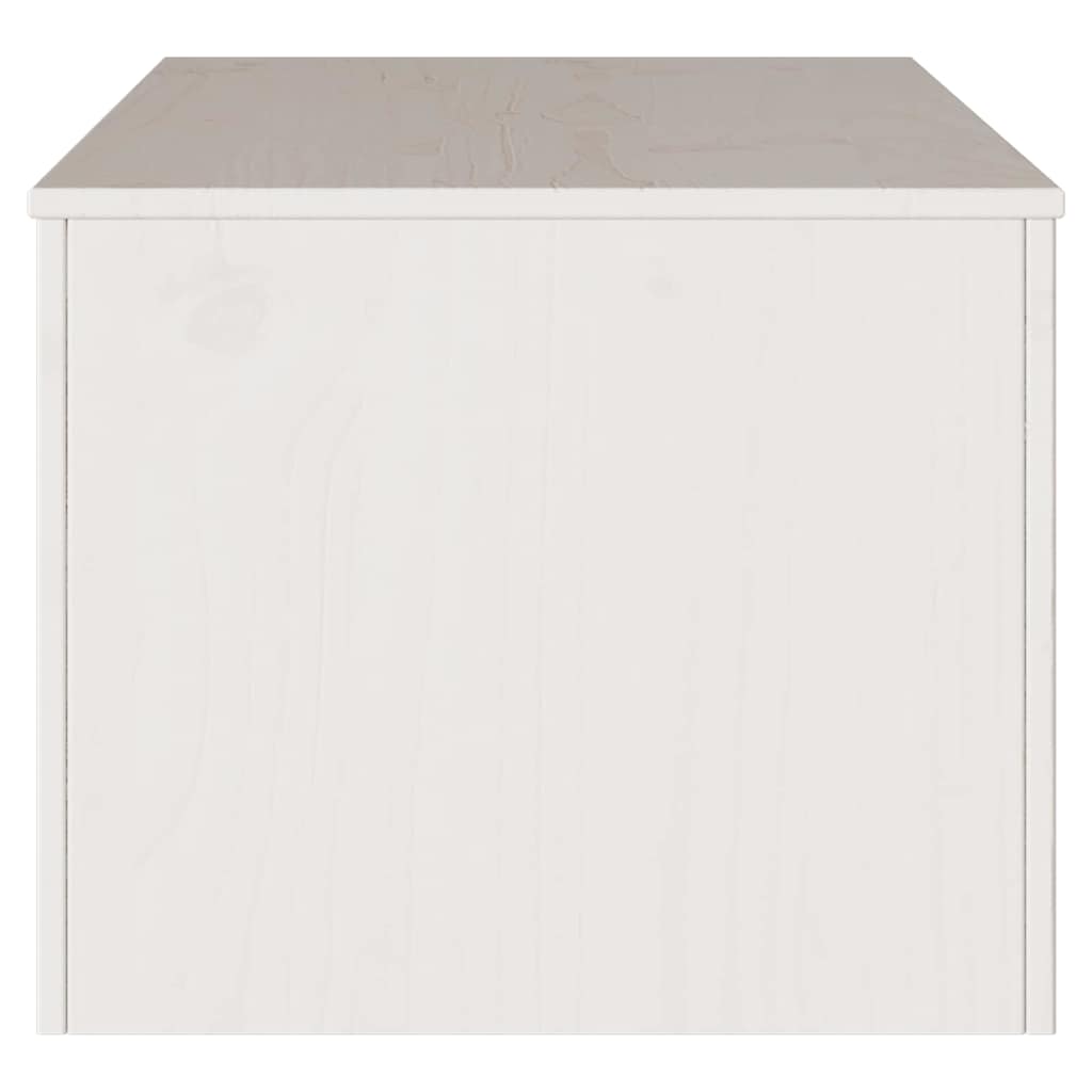 vidaXL Stolik kawowy Drammen Biały 99 x 55 x 45 cm Lite drewno sosnowe