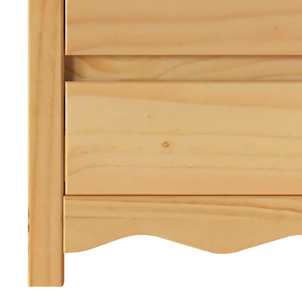 vidaXL Stolik kawowy Drammen Dąb 45 x 35 x 56 cm Lite drewno sosnowe