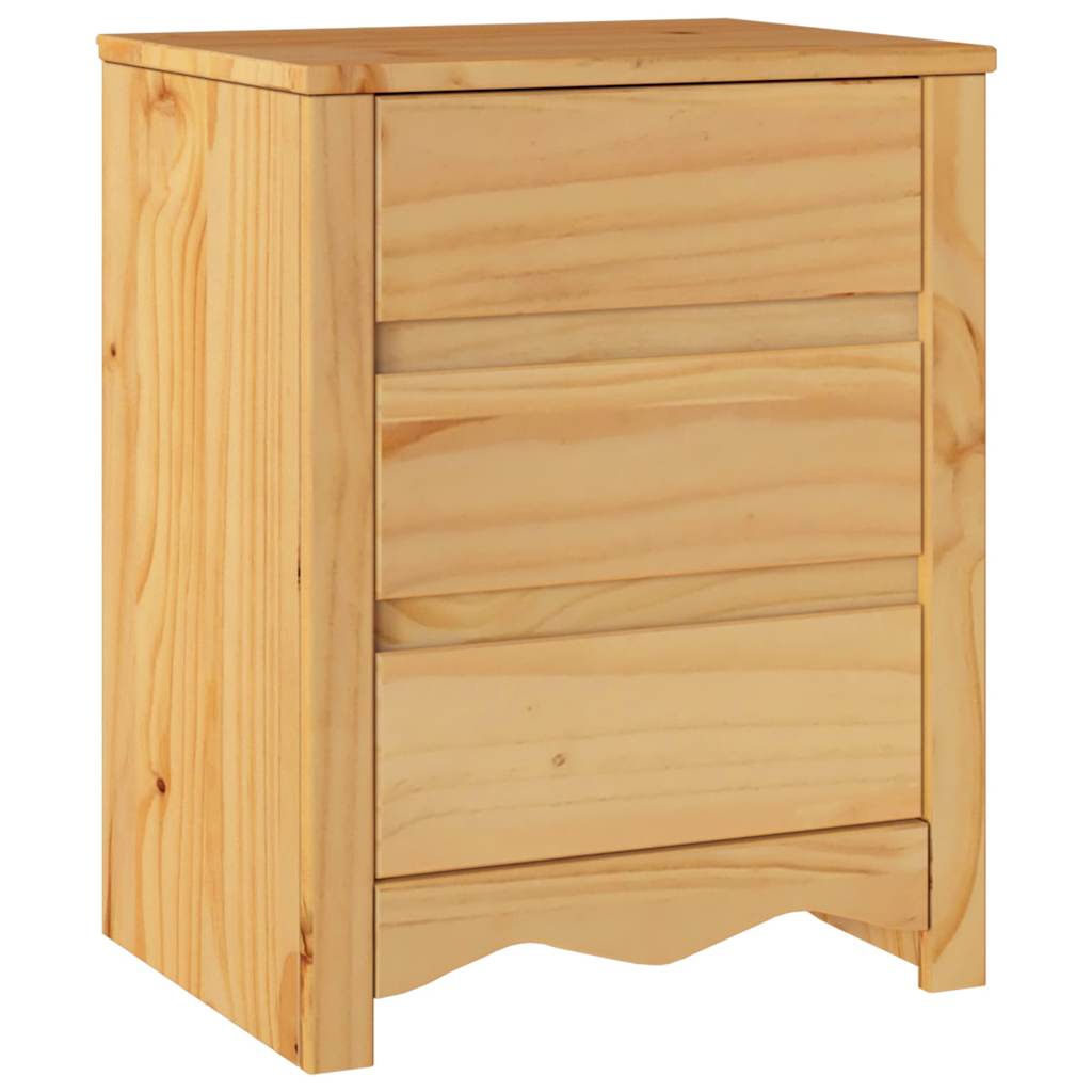 vidaXL Stolik kawowy Drammen Dąb 45 x 35 x 56 cm Lite drewno sosnowe