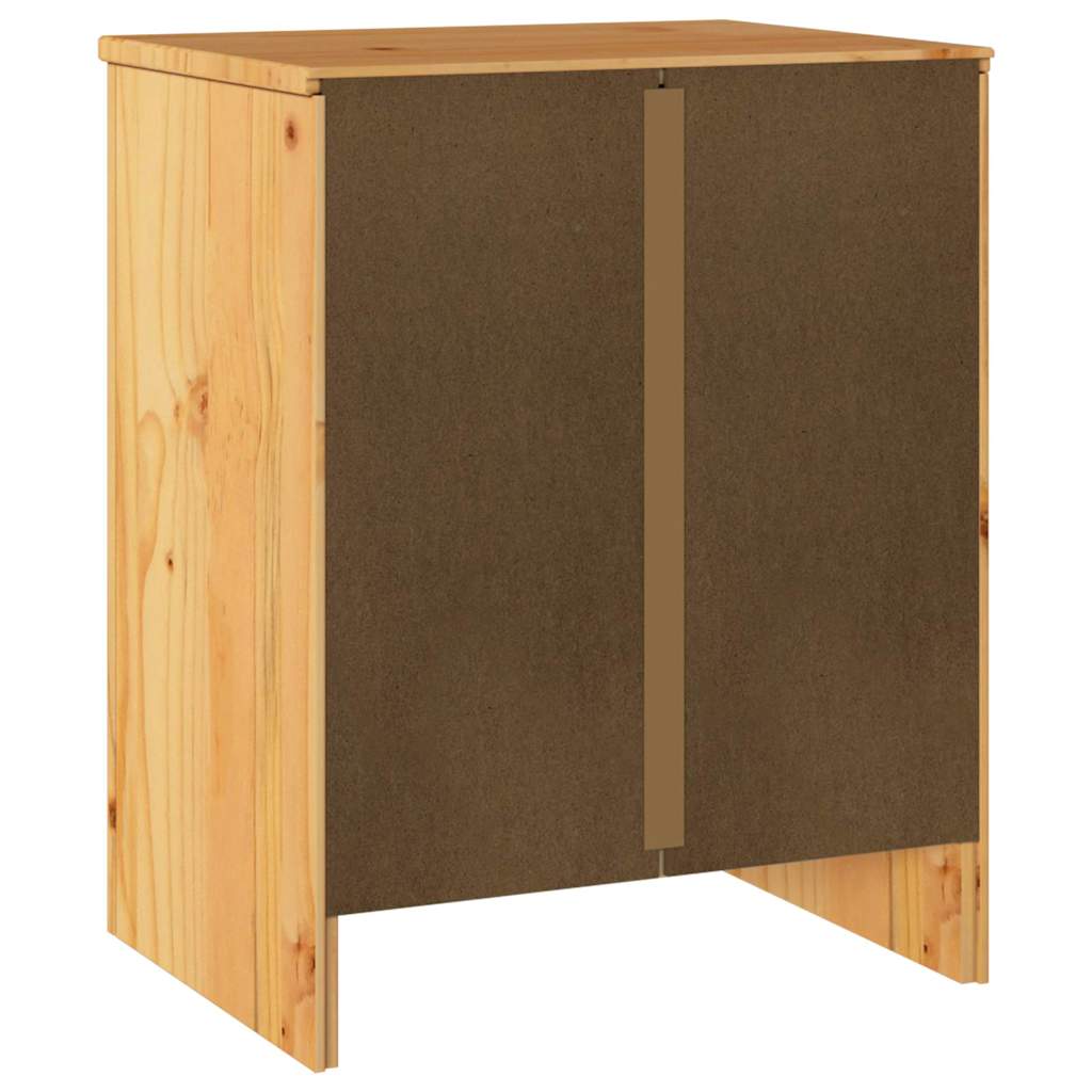 vidaXL Stolik kawowy Drammen Dąb 45 x 35 x 56 cm Lite drewno sosnowe