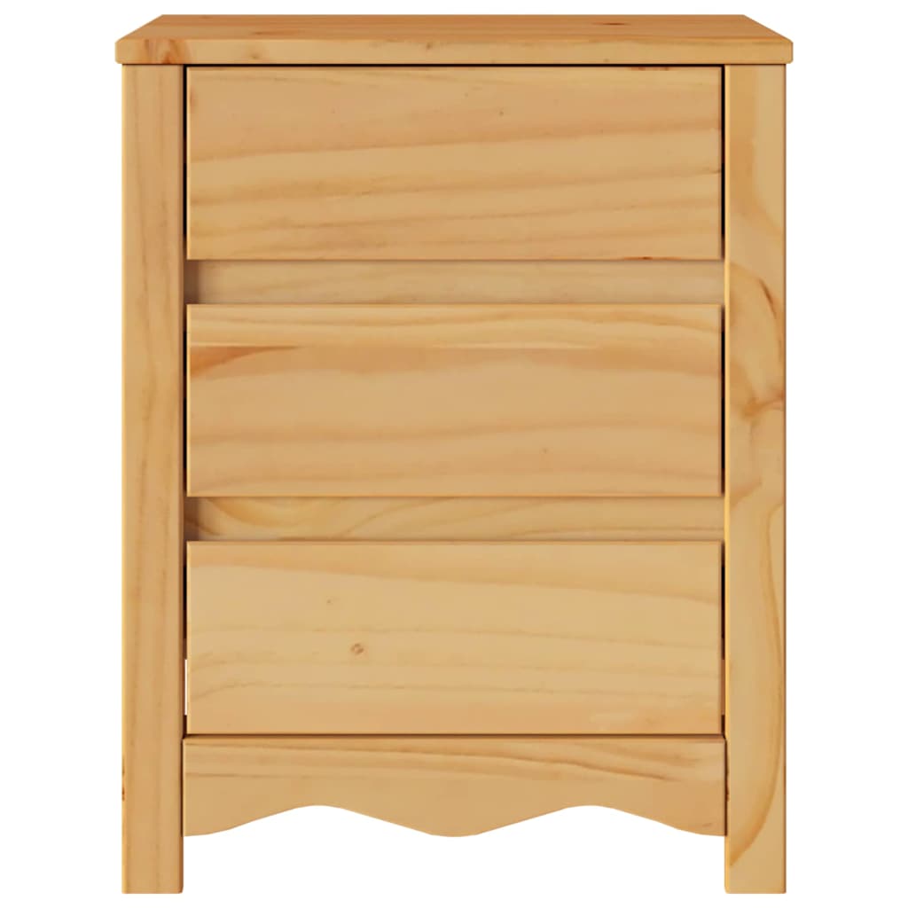 vidaXL Stolik kawowy Drammen Dąb 45 x 35 x 56 cm Lite drewno sosnowe