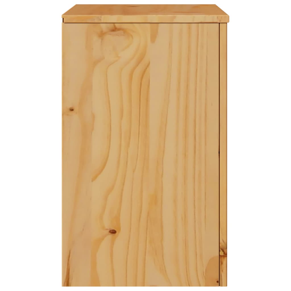 vidaXL Stolik kawowy Drammen Dąb 45 x 35 x 56 cm Lite drewno sosnowe