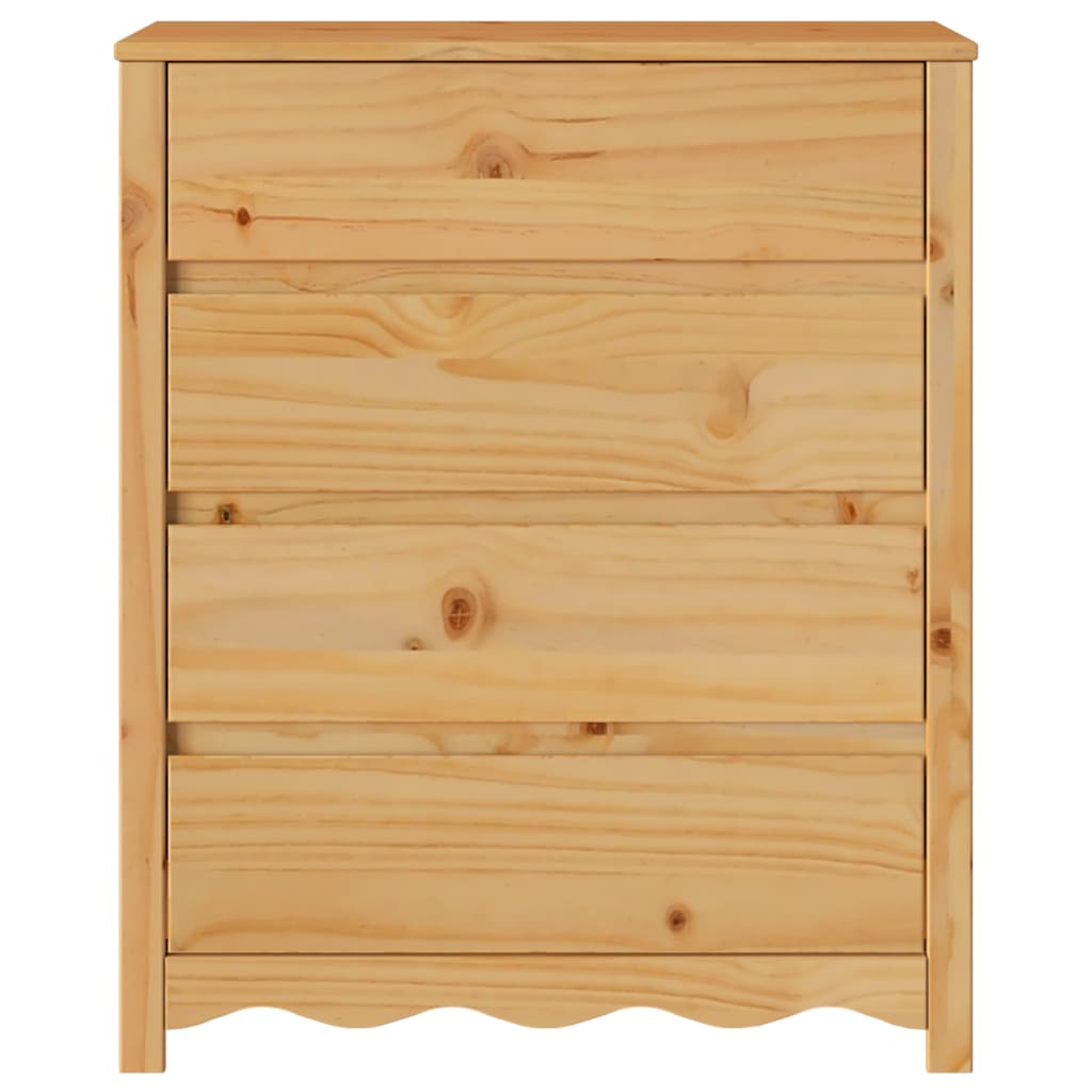 vidaXL Komoda z szufladami z szufladą Drammen Dąb 76,5 x 40 x 91 cm