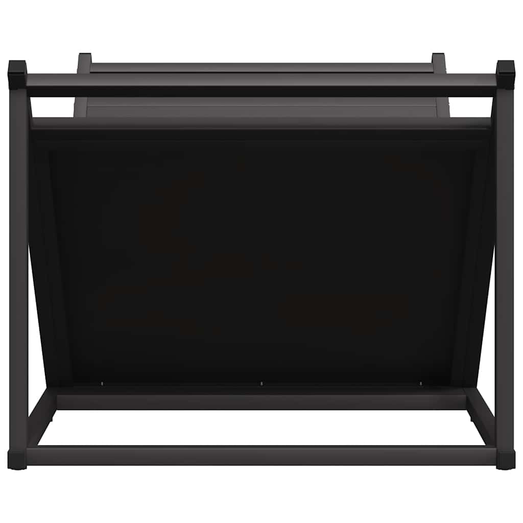 vidaXL Stojak na drewno opałowe 70x43x34,5 cm Stal walcowana na zimno