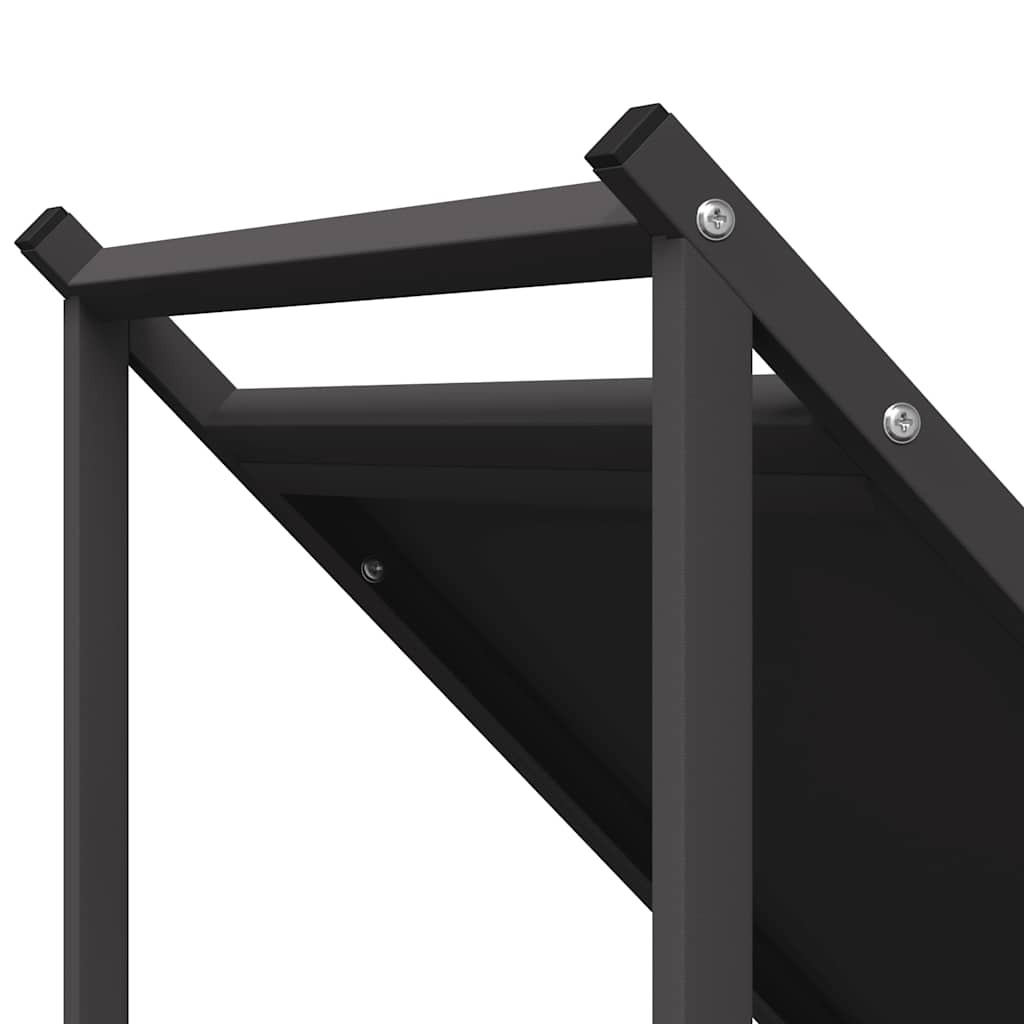 vidaXL Stojak na drewno opałowe 70x43x34,5 cm Stal walcowana na zimno