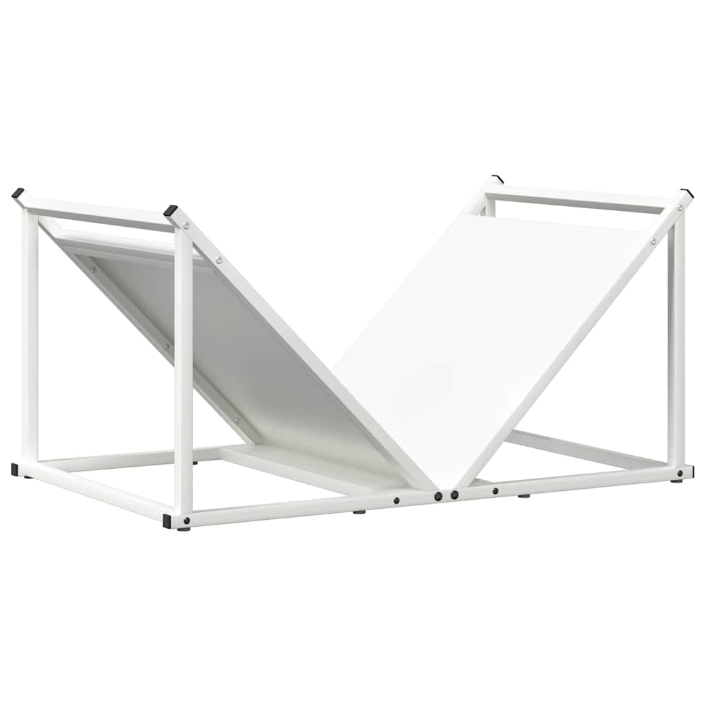 vidaXL Stojak na drewno opałowe 70x43x34,5 cm Stal walcowana na zimno