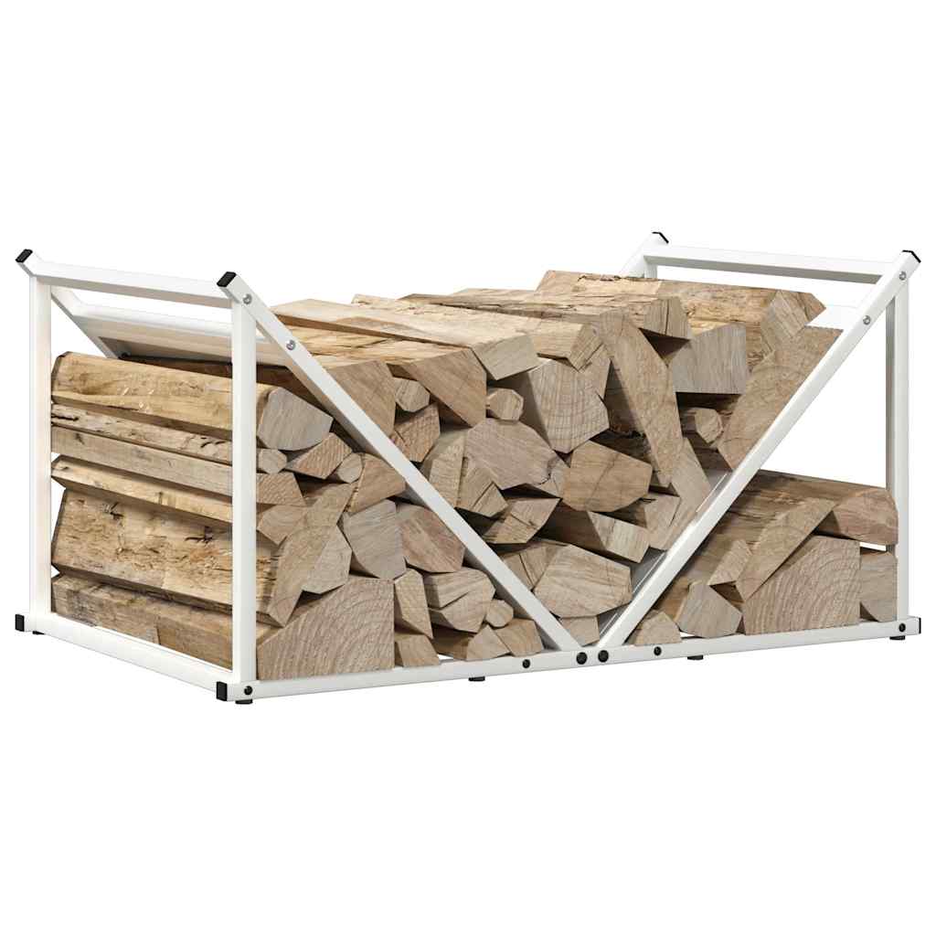 vidaXL Stojak na drewno opałowe 70x43x34,5 cm Stal walcowana na zimno