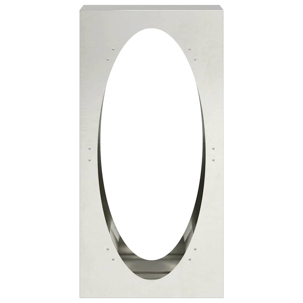 vidaXL Stojak na drewno opałowe 50x23x100 cm Stal nierdzewna