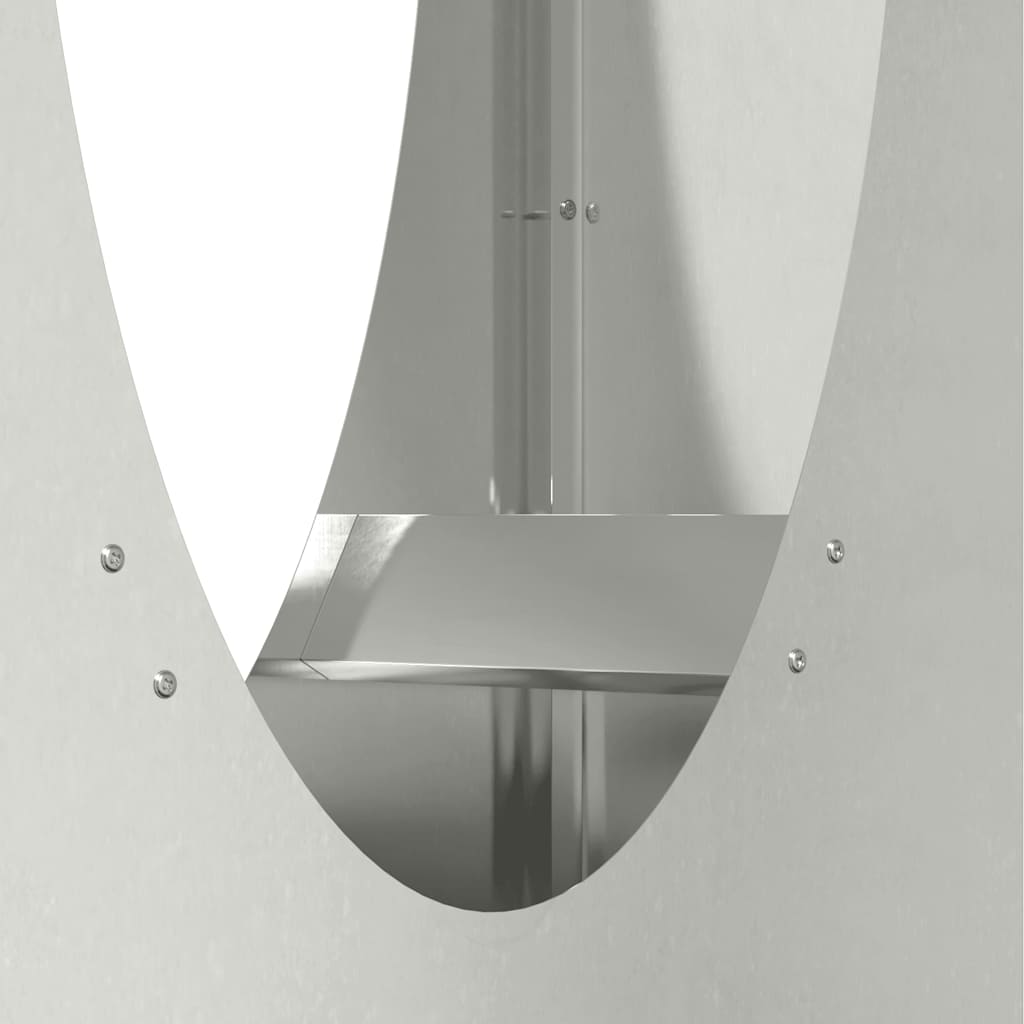 vidaXL Stojak na drewno opałowe 50x23x100 cm Stal nierdzewna