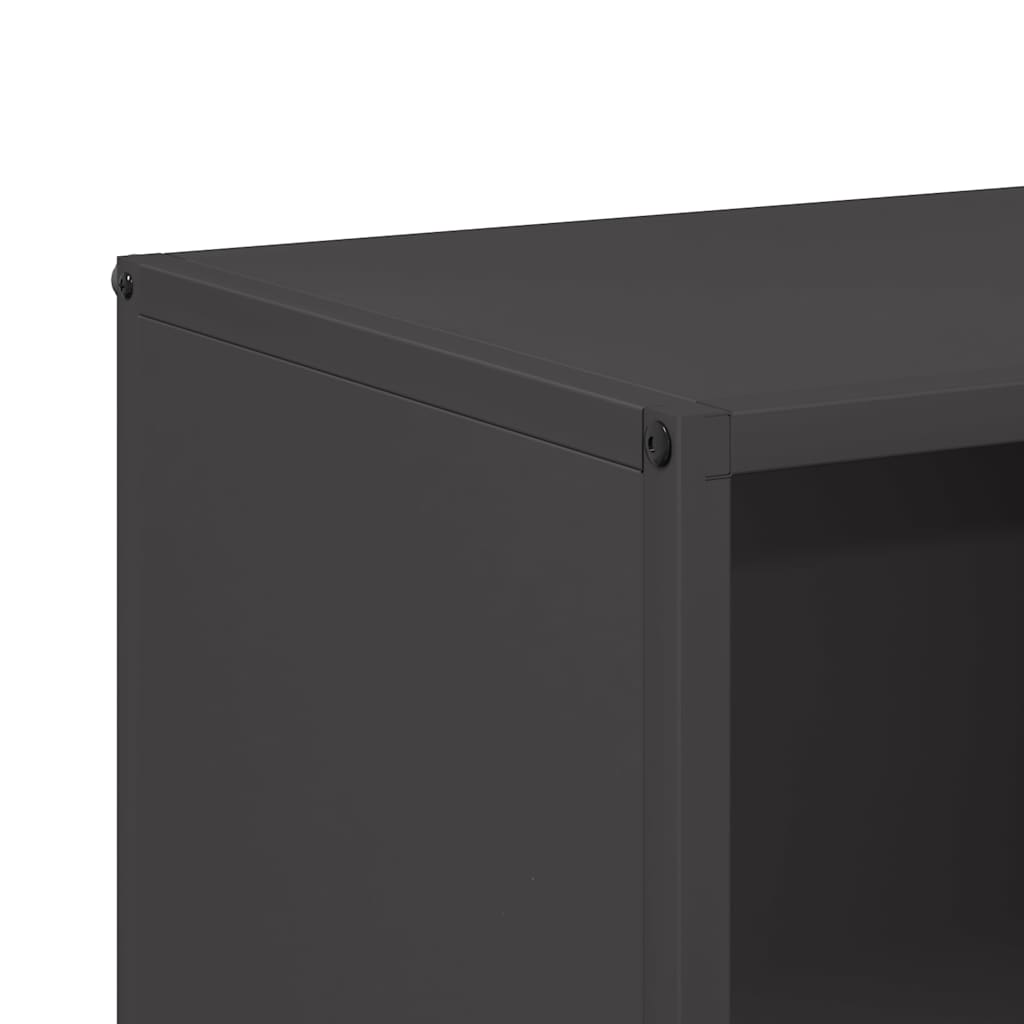 vidaXL Stojak na drewno opałowe 40x30x75 cm Stal walcowana na zimno