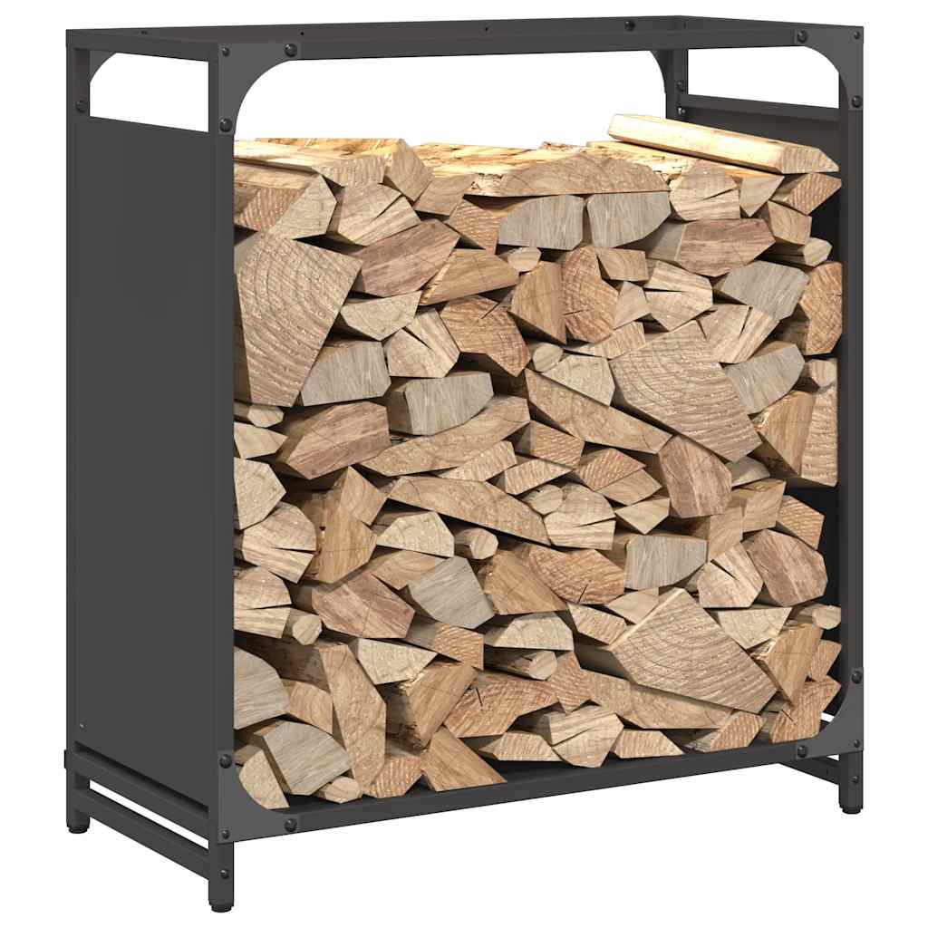 vidaXL Stojak na drewno opałowe 60x28x65 cm Stal walcowana na zimno