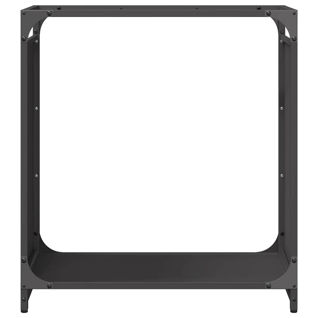 vidaXL Stojak na drewno opałowe 60x28x65 cm Stal walcowana na zimno