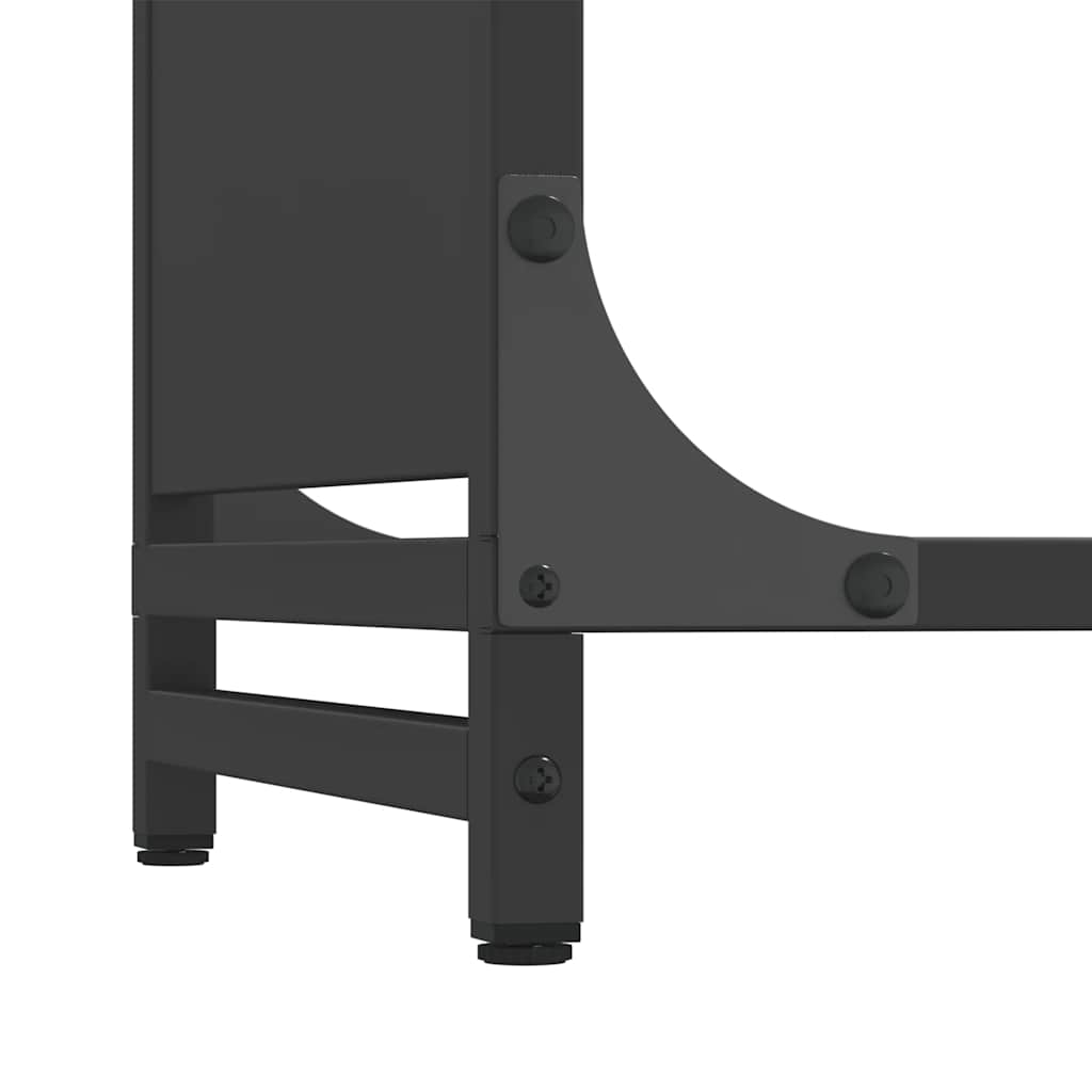 vidaXL Stojak na drewno opałowe 60x28x65 cm Stal walcowana na zimno