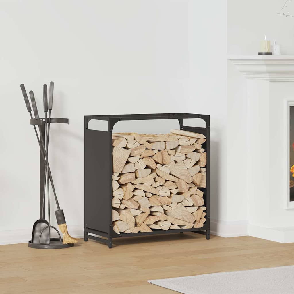 vidaXL Stojak na drewno opałowe 60x28x65 cm Stal walcowana na zimno