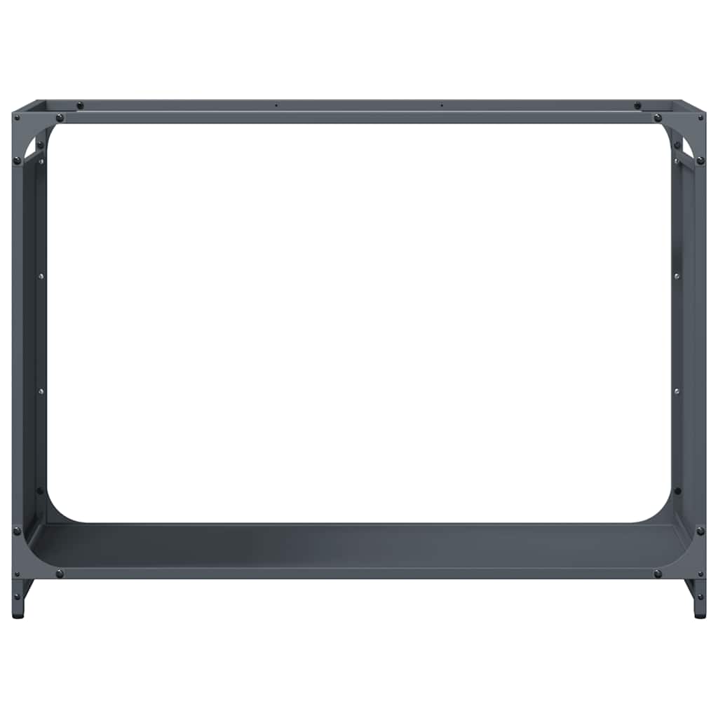 vidaXL Stojak na drewno opałowe 90x28x65 cm Stal walcowana na zimno