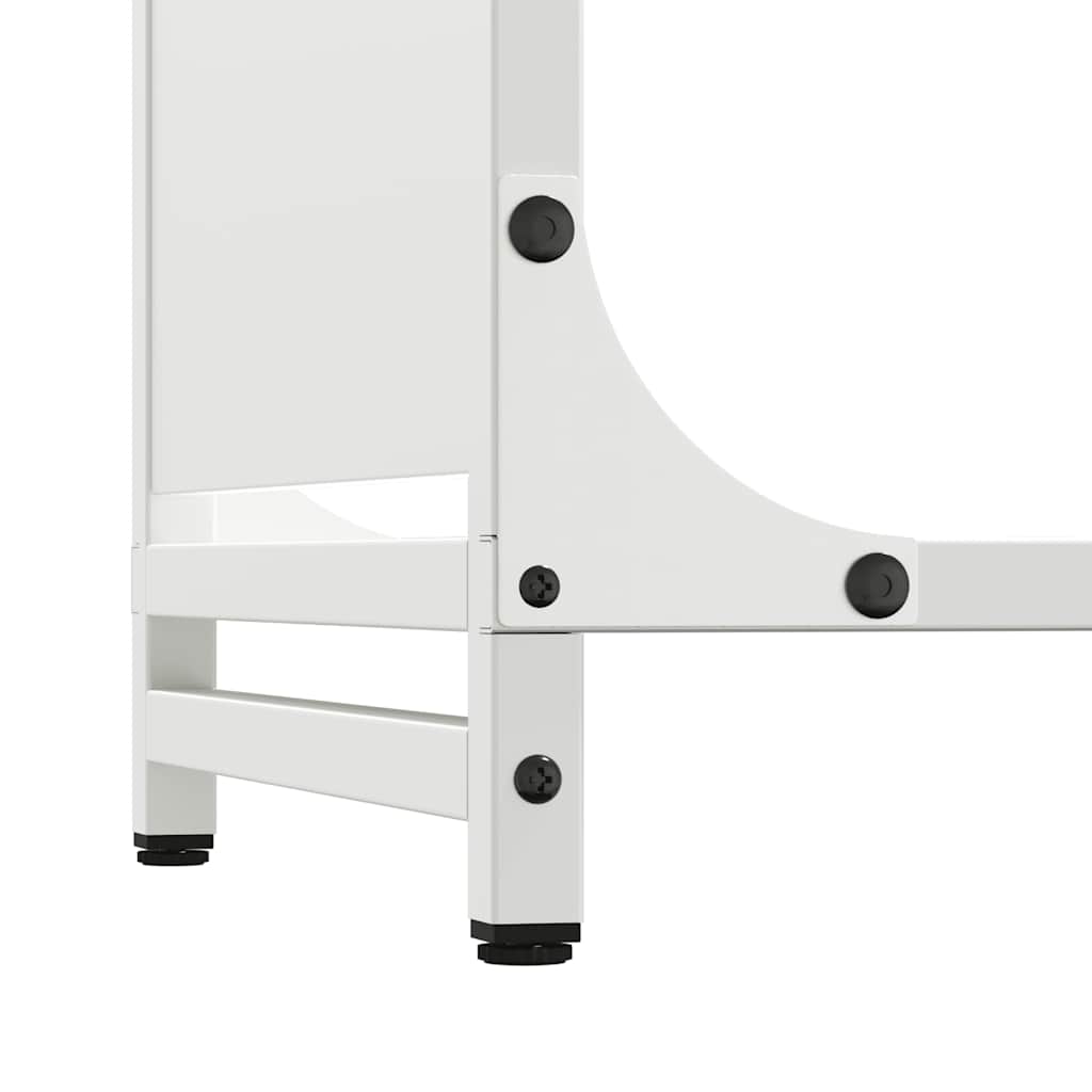 vidaXL Stojak na drewno opałowe 44x28x90 cm Stal walcowana na zimno