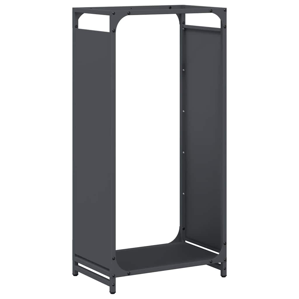 vidaXL Stojak na drewno opałowe 44x28x90 cm Stal walcowana na zimno
