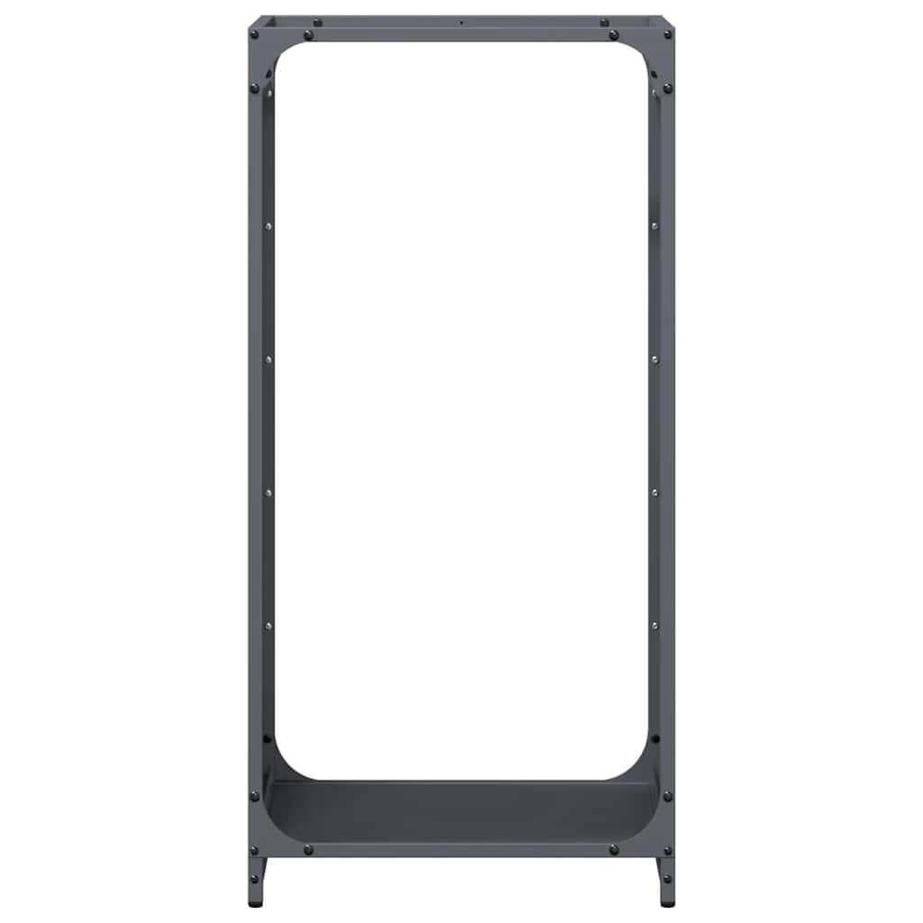 vidaXL Stojak na drewno opałowe 44x28x90 cm Stal walcowana na zimno